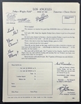 1958 Dodgers First Year in Los Angeles Collection (25 Pieces) Incl. First 7 Issues of <em>Line Drives</em> Newsletter