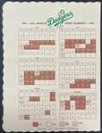 1958 Dodgers First Year in Los Angeles Collection (25 Pieces) Incl. First 7 Issues of <em>Line Drives</em> Newsletter