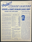 1958 Dodgers First Year in Los Angeles Collection (25 Pieces) Incl. First 7 Issues of <em>Line Drives</em> Newsletter