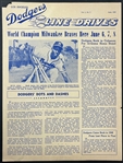 1958 Dodgers First Year in Los Angeles Collection (25 Pieces) Incl. First 7 Issues of <em>Line Drives</em> Newsletter
