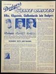 1958 Dodgers First Year in Los Angeles Collection (25 Pieces) Incl. First 7 Issues of <em>Line Drives</em> Newsletter