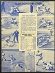 1958 Dodgers First Year in Los Angeles Collection (25 Pieces) Incl. First 7 Issues of <em>Line Drives</em> Newsletter