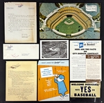 1958-62 Dodger Stadium Construction Collection (24 Pieces) Incl. Many Rare Items