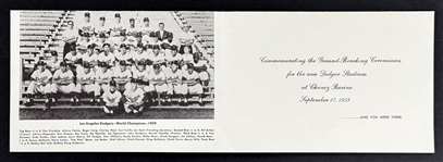 1958-62 Dodger Stadium Construction Collection (24 Pieces) Incl. Many Rare Items