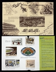 1958-62 Dodger Stadium Construction Collection (24 Pieces) Incl. Many Rare Items