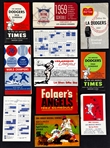 1950s-2000s Dodgers, Angels, National League and Other Teams Schedule Collection (158)