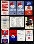 1950s-2000s Dodgers, Angels, National League and Other Teams Schedule Collection (158)