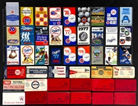 1950s-2000s Dodgers, Angels, National League and Other Teams Schedule Collection (158)