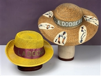 1960's Los Angeles Dodgers Souvenir Hat Rarities (2)