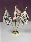1960s-70s Los Angeles Dodgers World Series Souvenirs (11 Pieces) Incl. Rare Desktop Flag Set