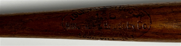 1929 Frank Sigafoos H&B Louisville Slugger Mini Bat - Rare