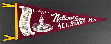 1959 National League All Stars Pennant - Los Angeles