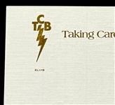 Elvis Presley “TCB” Letterhead – Elvis' More Rare Executive Style Letterhead - Former Jimmy Velvet Collection