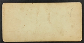1874 General George Armstrong Custer Stereoview Card - Our First Grizzly-Killed by General Custer