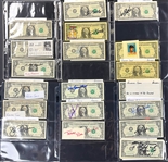 Baseball Stars Signed $1 Dollar Bill Collection (149) (Beckett Authentic)