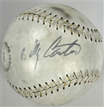 President Jimmy Carter and Billy Carter Signed 12-Inch Softball (Beckett Authentic)