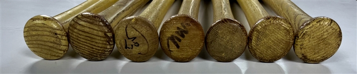 1960's Mickey Mantle New York Yankee Bat Day Bat Collection (7)