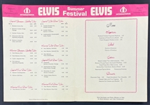 1970's Elvis Presley Las Vegas Concert Menus, Photos and Promotional Pieces (13 Items)