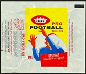 1962 Fleer Football Wrapper