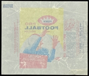 1962 Fleer Football Wrapper