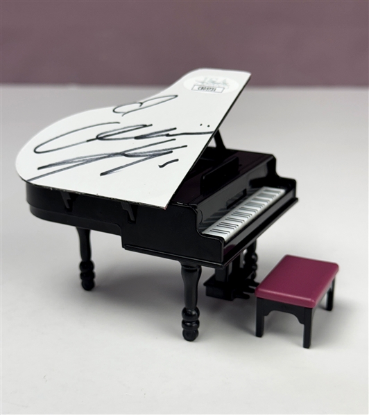 Alicia Keys Signed Grand Piano Miniature (JSA)