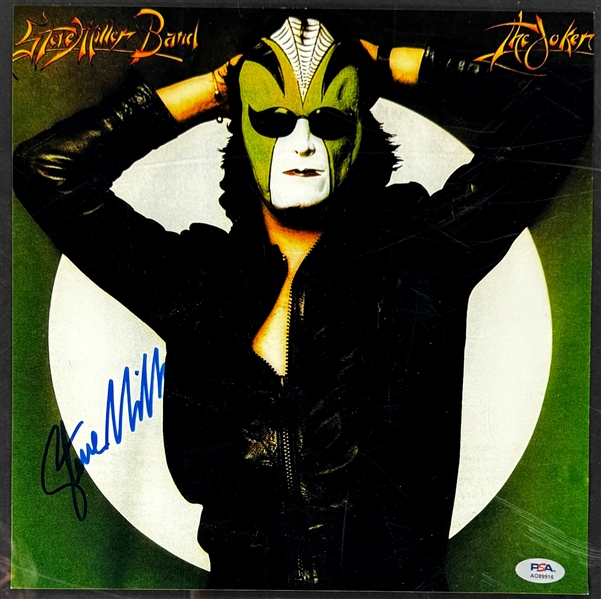 Steve Miller Signed Photo of <em>The Joker</em> Album Cover (PSA/DNA)