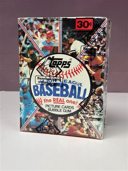 1981 Topps Baseball Unopened Wax Box - 36 Packs (BBCE Encapsulated)