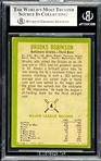1963 Fleer #4 Brooks Robinson Signed Card (Encapsulated Beckett Authentic)