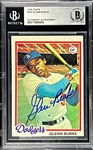 1978 Topps #562 Glenn Burke Signed Card (Encapsulated Beckett Authentic)
