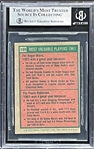 1975 Topps #199 1961-MVP Roger Maris Signed Card (Encapsulated Beckett Authentic)