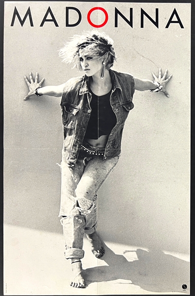 1983 Madonna Sire Records Promotional Poster for her Debut LP