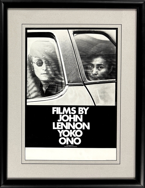 1971 <em>Films by John Lennon and Yoko Ono</em> Movie Poster - No Local Theatre Writing