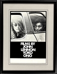 1971 <em>Films by John Lennon and Yoko Ono</em> Movie Poster - No Local Theatre Writing