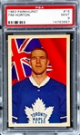 1963 Parkhurst #16 Tim Horton - PSA MINT 9