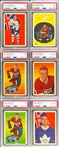 1962 & 1963 Parkhurst Hockey Collection (21) Incl. Six PSA-Graded Examples