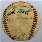 1963 Minnesota Twins Multi-Signed Baseball Incl. Harmon Killebrew, Tony Oliva and Others (Beckett Authentic) Mickey Harris Collection