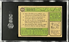1974 Topps #456 Dave Winfield Rookie Card - SGC NM+ 7.5