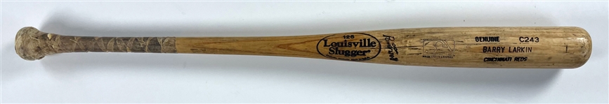 Cincinnati Reds Collection Incl. Barry Larkin Game Used Bat, Signed Bats And Signed Jerseys (6 Items) Acquired by Teammate Juan Castro