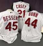 Cincinnati Reds Collection Incl. Barry Larkin Game Used Bat, Signed Bats And Signed Jerseys (6 Items) Acquired by Teammate Juan Castro